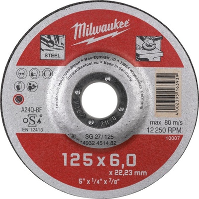 Milwaukee Brusný kotouč 125 x 6 mm 4932451482