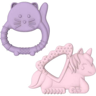 Melii Комплект гризалки Melii - Еднорог и коте, 2 броя (39241020)