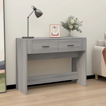 Image 1 of vidaXL Конзолна маса, сив сонома, 100x39x75 см, инженерно дърво (816782)