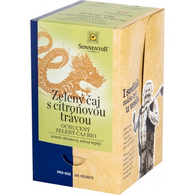 Sonnentor Svěží Lady Green bio ochucený zelený čaj 21,6 g