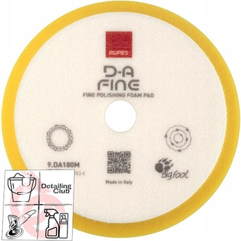 Rupes High Performance Fine Finishing Foam Pad D-A Fine 150/180 mm