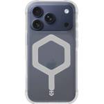 Tactical Удароустойчив калъф Tactical MagForce Hexagon за iPhone 18 Pro Max, прозрачен - бял