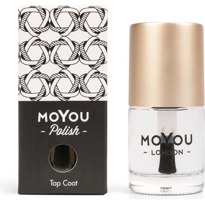 MoYou Razítkovací lak na nehty Top Coat 10 ml