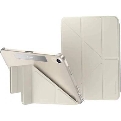 SwitchEasy Origami Nude Case - полиуретанов кейс и поставка за iPad mini 6 (2021) (сив-прозрачен)