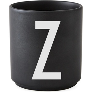 Design Letters Чаша халба aj буква z порцеланова черна (10204000z)