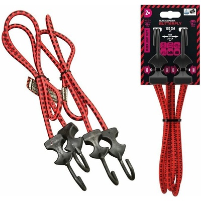 Quickloader Upínací guma Bungee Butterfly 120 cm - sada 2 ks