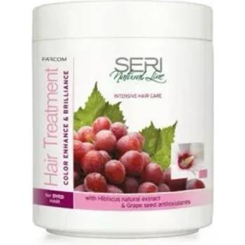 Image 1 of SERI Маска за боядисана коса с екстракт от хибискус и гроздово семе 1000мл