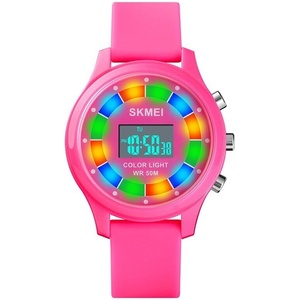 Skmei Детски часовник SKMEI Multicolor, Дигитален, Розов, Различни цветове (SKMEI-1596-KIDS-PINK) Часовници