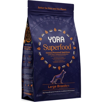Yora z hmyzu Superfood Adult Large Breeds 1,5 kg