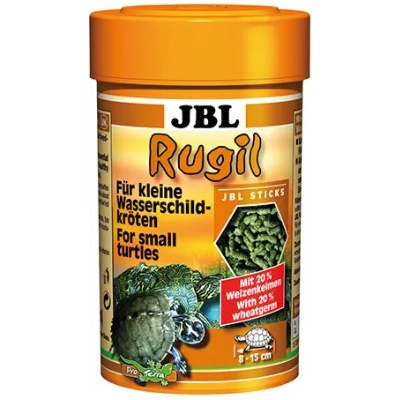 JBL Rugil - Балансирана храна на гранули за малки подрастващи костенурки, 100 мл