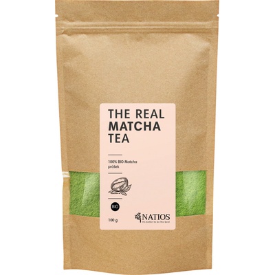 NATIOS BIO Matcha zelený čaj Prášok 100 g