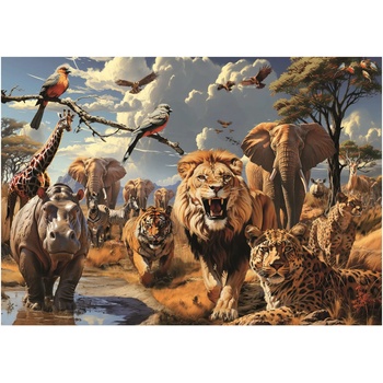 Educa - Puzzle Wild Animals - 1 000 piese