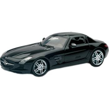 New Ray Toys Метален автомобил Newray - Mercedes Benz SLS Coupe AMG, черен, 1: 24 (71193A)