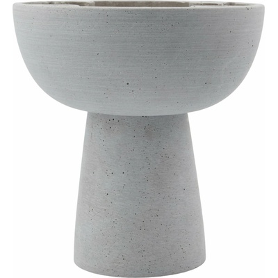 House Doctor Adventní svícen na podstavci Marb Grey Polystone, šedá barva, beton