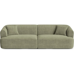 Cosmopolitan Design Зелен диван от рипсено кадифе 255 cm Campi - Cosmopolitan Design (COS_4S_266_F1_CAMPI4)