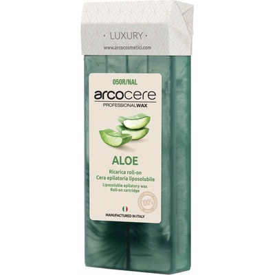 Arcocere Professional Wax Aloe epilačný vosk roll-on náhradná náplň 100 ml