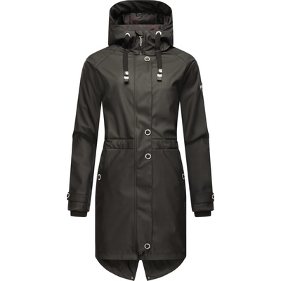 NAVAHOO Функционално палто 'Rainy Flower' черно, размер L
