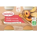 Babybio broskyňa jablko 2 x 130 g