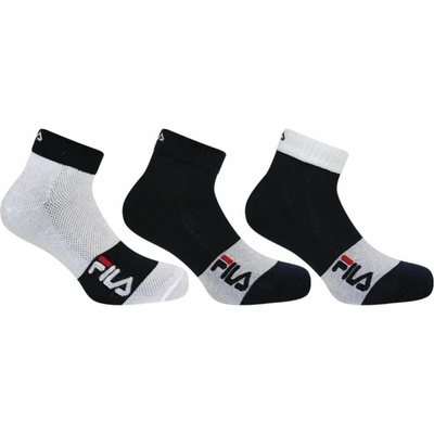 Fila ponožky 3-pack Quarter White-Navy
