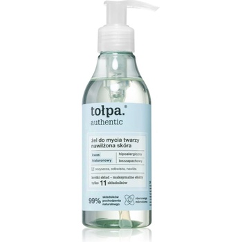 tołpa Authentic почистващ и премахващ грима гел с хидратиращ ефект 195ml