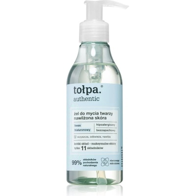 tołpa Authentic почистващ и премахващ грима гел с хидратиращ ефект 195ml