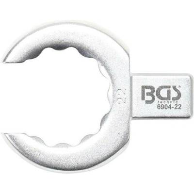 BGS Technic Otevřený očkový klíč 22 mm, nástrčný s upínáním 9 x 12 mm BGS 6904-22