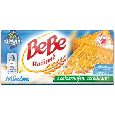 Opavia BeBe Rodinné mliečne cereálne sušienky 130 g