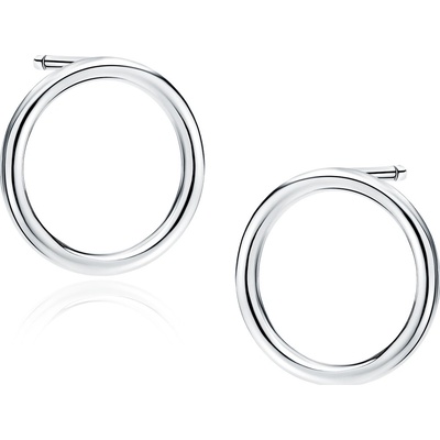 Olivie stříbrné VELKÝ kruh 7301