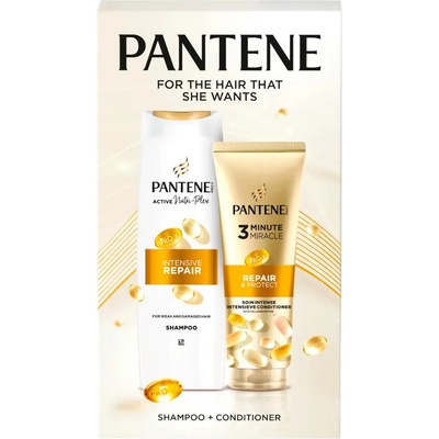 PANTENE Sada produktů Pantene Intensive Repair: šampon 400 ml + kondicionér 220 ml – Zboží Dáma