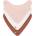 Lassig Лигавник-бандана Lassig - Muslin, 3 броя, Powder Pink (4042183427683)