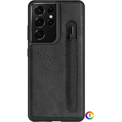 Samsung Galaxy S21 Ultra 5G Удароустойчив Кожен Калъф и Протектор