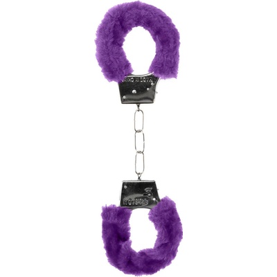 Plyšové putá Shots Toys Furry Handcuffs kovové putá s plyšom