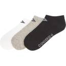 Converse 3 PACK pánské ponožky Grey/Black/White