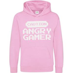 AWD Юношески суичър AWD Juniors Retro Gaming Printed Hoodie - Angry Gamer