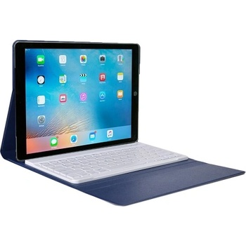 Logisys Protective Case & Bluetooth Keyboard - полиуретанов калъф, клавиатура и поставка за iPad Pro 12.9 (2015) (син)