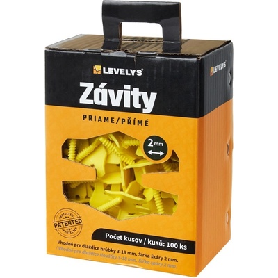 LEVELYS PREDAJ SKONČIL - LEVELYS Závity 2mm PRIAME 100ks/bal.