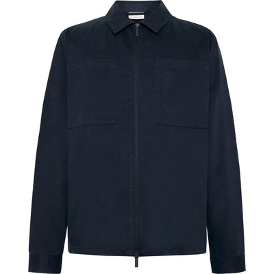 KnowledgeCotton Apparel Мъжка риза с копчета Knowledgecotton apparel Regular Fit Twill Overshirt Shirt - Total Eclipse (033-2932-0311)