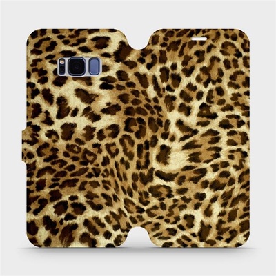 Pouzdro Mobiwear parádní flip Samsung Galaxy S8 - VA33P Leopardí vzor