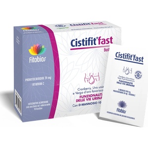 Fitobios Cistifit Fast - Бързо облекчение при първи симптоми на инфекции на пикочните пътища, 10 сашета (430369 FITO)