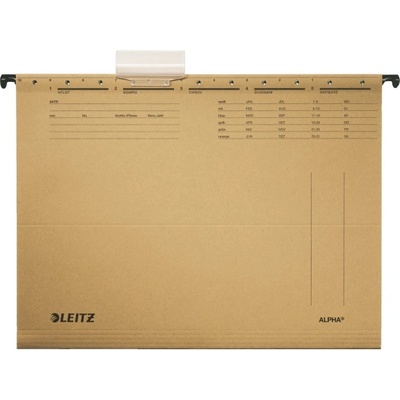 Leitz Папка LEITZ Alpha Standard A/4 картон естествен 25 бр. в кутия 19150000 (19150000)