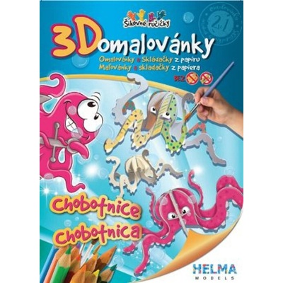 Puzzle+omalovánky 2v1 3 druhy