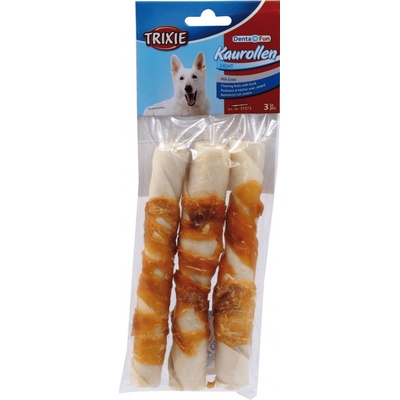Trixie Žvýkací tyčinky pro psy Denta Fun s kachními prsíčky 17 cm x 140 g 3 ks