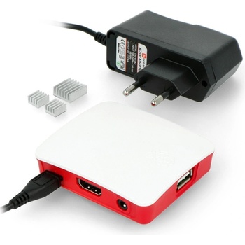 Raspberry Pi 3A + WiFi + originální pouzdro + napájecí zdroj 5V / 2,5A