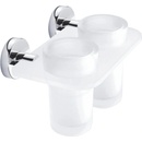 NIMCO UNIX dvojitý držiak pohárov, rosené sklo UN 13058DW-26