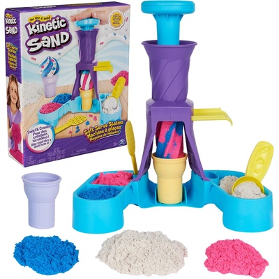 Kinetic Sand - Станция за мек сладолед - изкуство от пясък (579625)