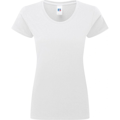 Russell Athletic 180f / Дамска тениска с къс ръкав, 100% памук - бяла xl (10180f00104)