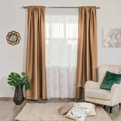 Vines záves dimout beige 295cm