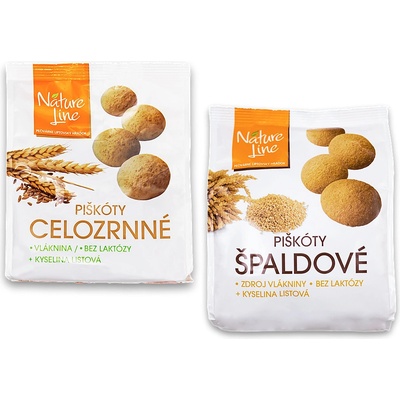 Nature Line Piškóty špaldové 120 g