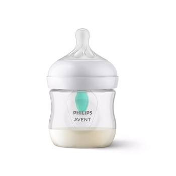 Philips Бебешка бутилка с вентилационен отвор Philips Avent Natural Response SCY670/01, 125 мл (SCY670/01)