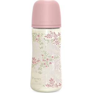 Suavinex Poetry SX Pro Physiological L бебешко шише 6 m+ Dense Flow - Pink